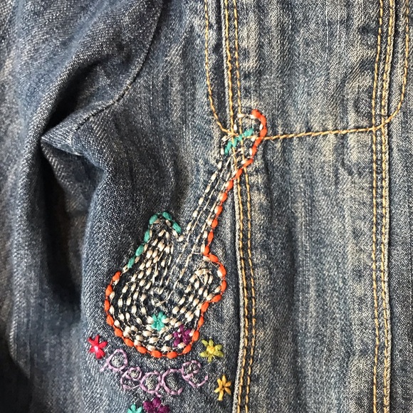 GAP Embroidered Jean Jacket - Picture 4 of 8